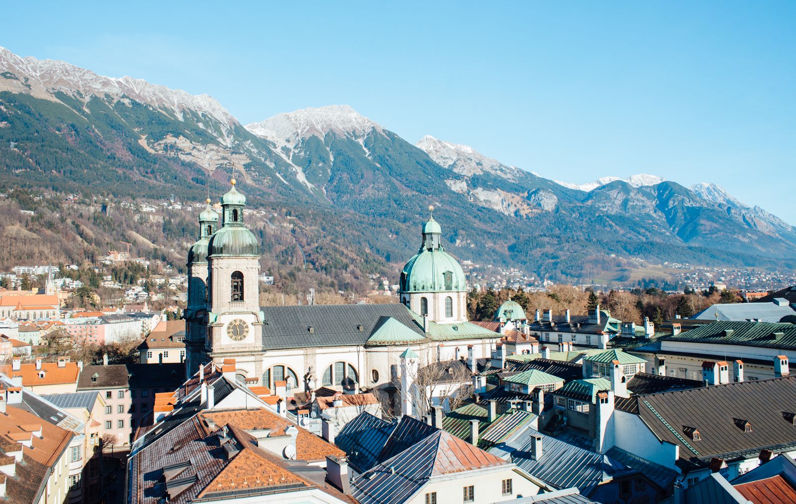 Barocke Türme über Innsbruck